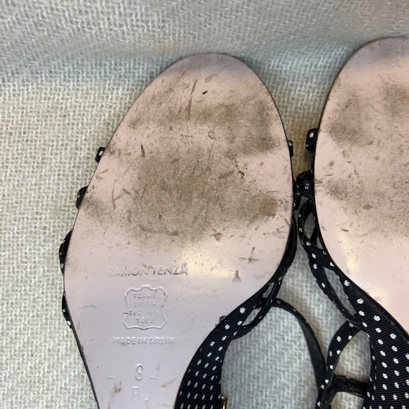 RAMÓN TENZA LADYBUG POLKA DOT WEDGE- Sz 8 - Picture 15 of 15